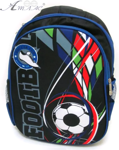 Ранець JO Football темно-синій з м'ячем (черепашка) 2735-2