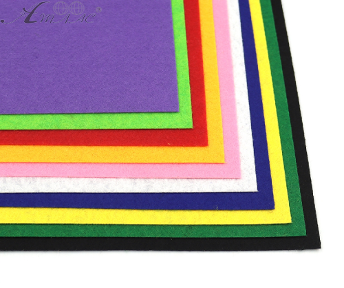 Фетр листовой набор 10 листов 10 цветов 20 х 30 см х 1,2 мм HQ170-MIX1 Фетр листовой набор 10 листов 10 цветов 20 х 30 см х 1,2 мм HQ170-MIX1