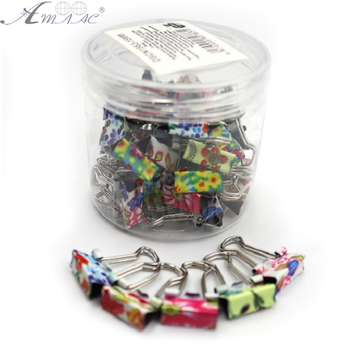 Біндер № 15 мм шириною Квіти мікс ПОШТУЧНО!  1563-15