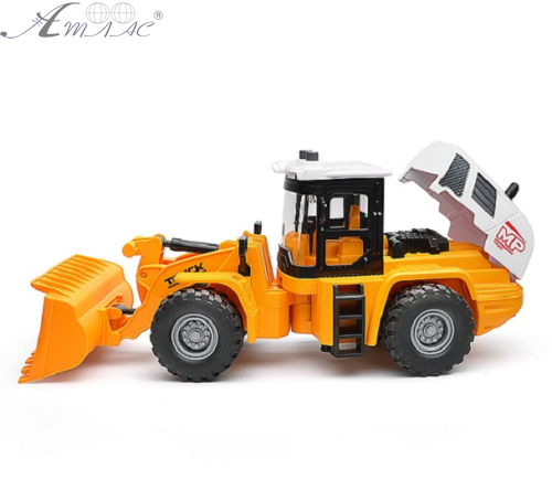 Игрушка Машинка Экскаватор Спецтехника инерционная 30 см в коробке  129-1 фото 2