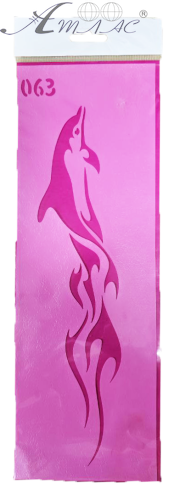 Трафарет для декору м'який, самоклеючий №  063  ТМ-063