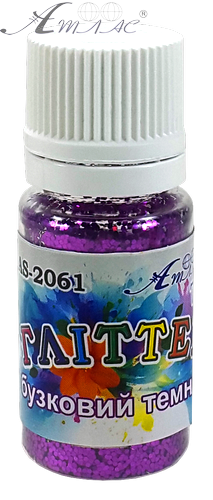 Блискітки (Гліттер) Атлас 7 гр - Бузковий темний AS-2061 фото 2 Блискітки (Гліттер) Атлас 7 гр - Бузковий темний AS-2061 фото 2