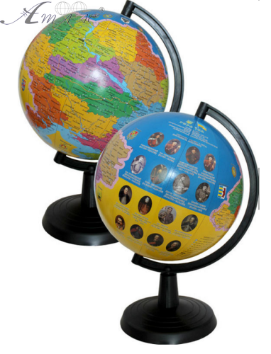 Глобус політичний Україна 22 см пластик  08492