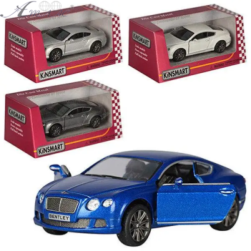 Машинка Kinsmart Bentley Contin. GT Speed 2012 метал KT5369W фото 2 Машинка Kinsmart Bentley Contin. GT Speed 2012 метал KT5369W фото 2