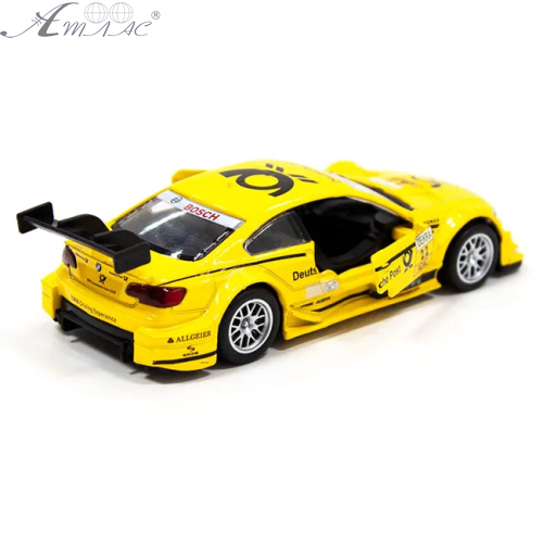 Машинка Techno Drive BMW M3 DTM желтая  250257 фото 2