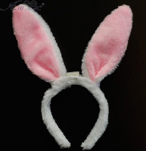 Іграшки Обруч Вушка Зайки з підсвіткою 29 см хутряні білі з рожевим 09921 фото 2 Іграшки Обруч Вушка Зайки з підсвіткою 29 см хутряні білі з рожевим 09921 фото 2