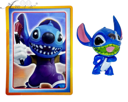 Іграшка Герої Мультфільмів Стич ~5 см відкритий рот з язиком  14037