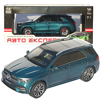 Машинка Автоэксперт Mersedes-Benz GLE 350 синяя 20см двери свет звук  1841-12