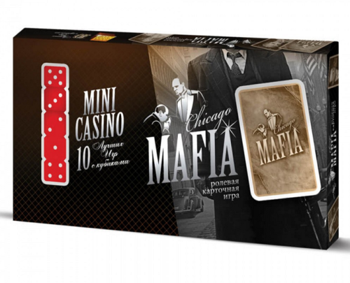 Игра Настольная Мафия 26 х 15 х 3 см 08232 Игра Настольная Мафия 26 х 15 х 3 см 08232