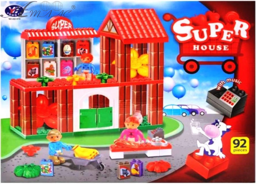 Конструктор Super House 92 детали 222 - Н10 Конструктор Super House 92 детали 222 - Н10