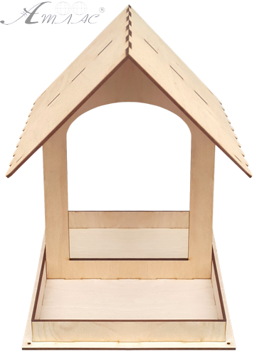 Годівничка № 14 Велика з аркою 29 х 24 х 31 см AS-4309 фото 2 Годівничка № 14 Велика з аркою 29 х 24 х 31 см AS-4309 фото 2