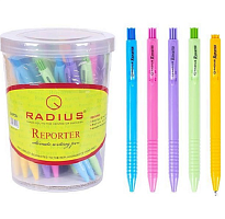 Ручка кулькова Reporter Radius автомат синя  07141