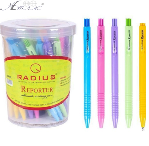 Ручка кулькова Reporter Radius автомат синя 07141 Ручка кулькова Reporter Radius автомат синя 07141