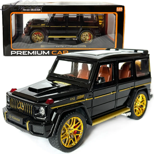 Машинка Автосвіт Mercedes-Benz G-Class кубик чорний 21см AP1860 Машинка Автосвіт Mercedes-Benz G-Class кубик чорний 21см AP1860