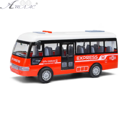 Іграшка Автобус зі світлом та звуком інерційний 19 см YM9907F фото 4 Іграшка Автобус зі світлом та звуком інерційний 19 см YM9907F фото 4