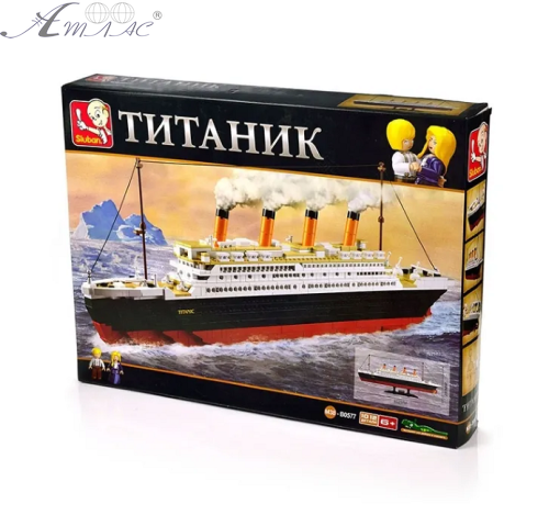 Конструктор Корабель Титанік 1012 деталей 61см  M38-B0577
