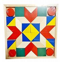 Игрушка Деревянная Рамка-вкладыш геометрические фигуры  5507