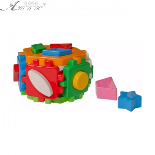 Игрушка Пластиковая Сортер 8 сторон h=9см ТехноК 1998 Игрушка Пластиковая Сортер 8 сторон h=9см ТехноК 1998