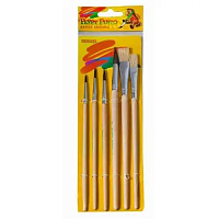 Набор кистей Пони + Щетина  6шт Peppy Pinto № 2,4,6,8,10,12  01982