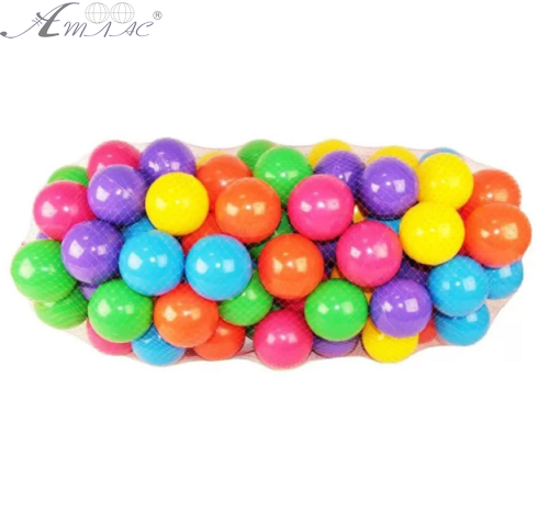 Игрушка Набор шаров для сухого бассейна 100 штук 10см в сетке 11851 Игрушка Набор шаров для сухого бассейна 100 штук 10см в сетке 11851