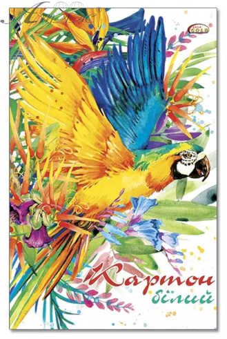 Картон білий А4 8 арк Бриск УВ-19 Картон білий А4 8 арк Бриск УВ-19