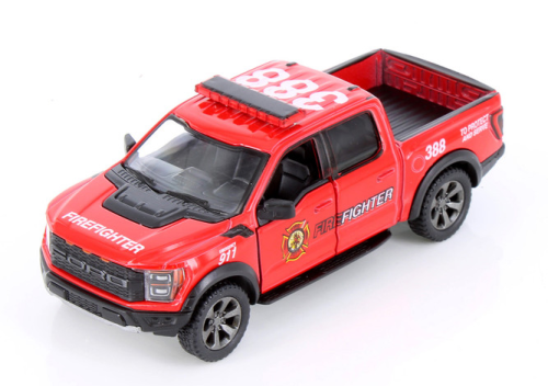 Машинка Kinsmart Ford F-150 Raptor Firefihter 388 пожарная KT5436WPR Машинка Kinsmart Ford F-150 Raptor Firefihter 388 пожарная KT5436WPR