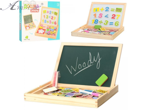 Игрушка Деревянная магнитная доска с цифрами 30 х 23 см MD0694 Игрушка Деревянная магнитная доска с цифрами 30 х 23 см MD0694