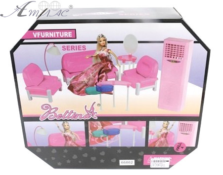 Іграшка Набір "Bettina" Вітальня №2 з лялькою 66862