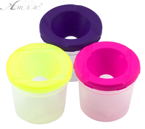 Стакан-непроливайка 7,6 х 7,6 х 7,6 см пластиковый AS-0021 Стакан-непроливайка 7,6 х 7,6 х 7,6 см пластиковый AS-0021