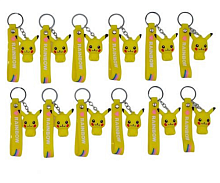 Брелок Пікачу із силіконовим браслетом 5 см  09338