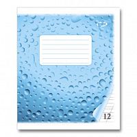 Тетрадь 12 листов Линия фоновая Бриск  ТВ-50