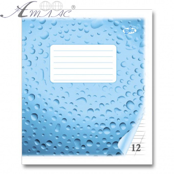 Зошит 12 аркушів Лінія фонова Бриск  ТВ-50