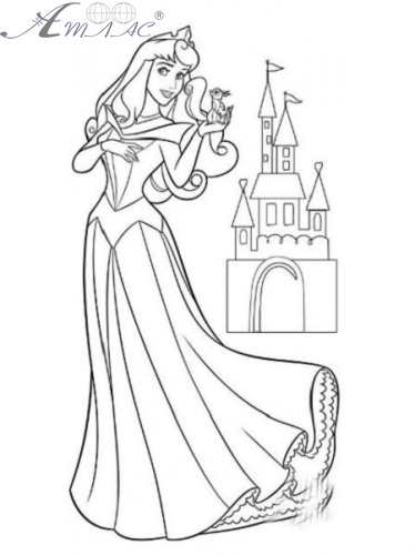 Полотно з контуром Аврора на підрамнику 15 х 30 см 950712 Полотно з контуром Аврора на підрамнику 15 х 30 см 950712