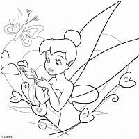 Полотно з контуром Фея - 2 на підрамнику 20 х 20 см 950746