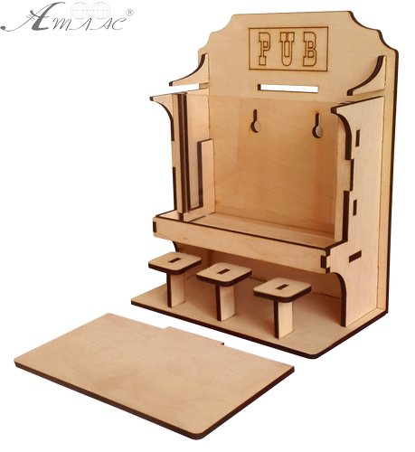 Кормушка № 8 Барная стойка 16.3 х 9 х 20 см AS-4300 фото 3 Кормушка № 8 Барная стойка 16.3 х 9 х 20 см AS-4300 фото 3