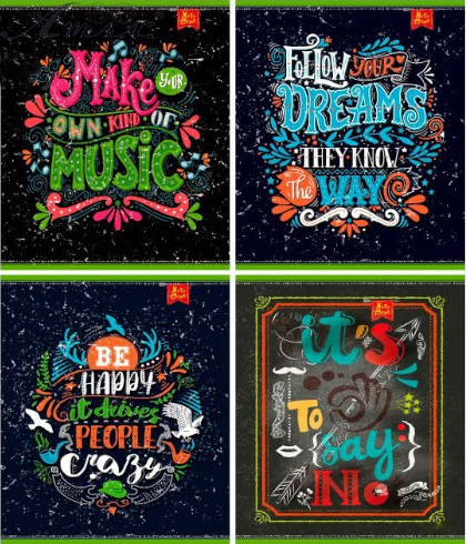 Зошит 60 арк клітинка Аркуш Мікс  фото 2