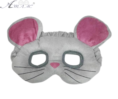 Игрушка Маска Мягкая Мышка серая 18 х 9 см  00748