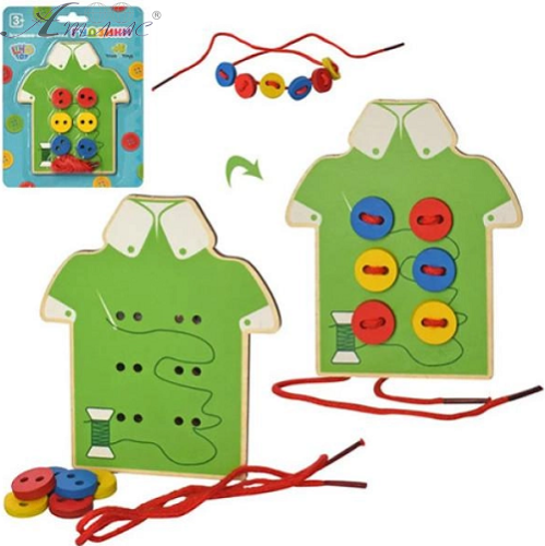 Игрушка Шнуровка Пуговки 13х11см MD 0905 Игрушка Шнуровка Пуговки 13х11см MD 0905