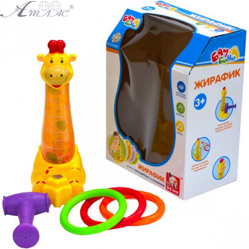 Игрушка КольцеБрос Жирафчик в коробке S+S EQ80384R Игрушка КольцеБрос Жирафчик в коробке S+S EQ80384R