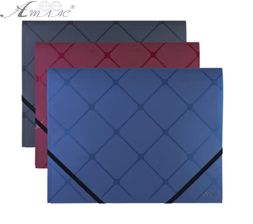 Папка на гумках А4 Deli кольорова Мікс 39621 Папка на гумках А4 Deli кольорова Мікс 39621