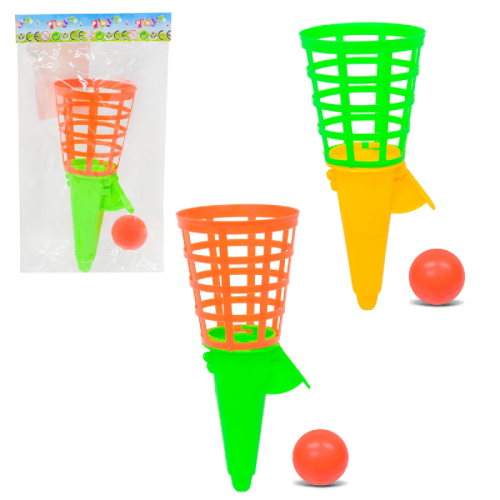 Игрушка Ловушка мячика 15 х 6,5см в кульке 1шт 02711 Игрушка Ловушка мячика 15 х 6,5см в кульке 1шт 02711