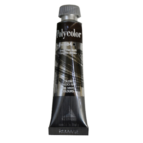 Краска акриловая Maimeri Polycolor 20 мл Коричневый Ван Дик 1202484 Краска акриловая Maimeri Polycolor 20 мл Коричневый Ван Дик 1202484
