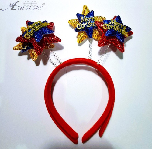 Обруч Новогодний Звезды Merry Christmas 02646