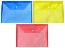 Папка на кнопке А4 цветная Мy clear 220351  1/12