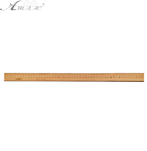 Лінійка Дерев'яна 50 см надрукована, тільки опт від 100 шт AS-0665, К-4060 фото 2