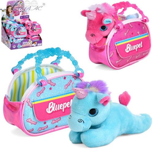 Игрушка Мягкая Единорог в сумке 16 см цвета микс  08330