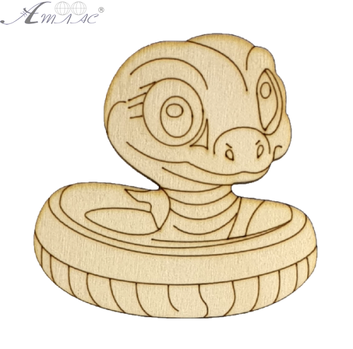 Фигурка фанерная - Змея № 4 кольцо с головой 7х7см AS-4876 Фигурка фанерная - Змея № 4 кольцо с головой 7х7см AS-4876