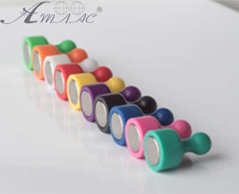 Магнит неодимовый Пешка для доски 12х20мм 1шт Зеленый светлый  16815 фото 2