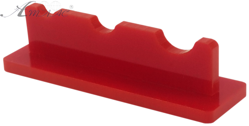 Подставка под три кисточки, Червоний пластик AS-0057 Подставка под три кисточки, Червоний пластик AS-0057