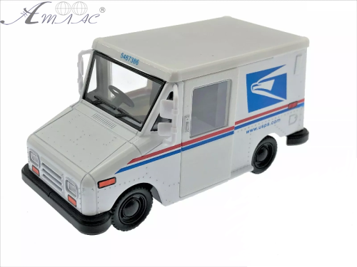 Машинка модель Kinsfun USPS поштовий фургон K5112W Машинка модель Kinsfun USPS поштовий фургон K5112W
